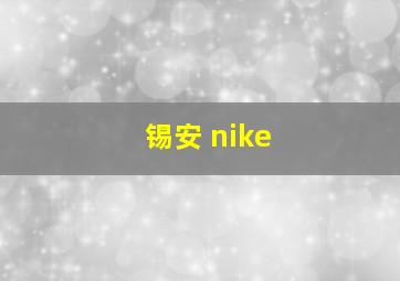 锡安 nike